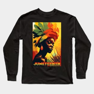 Juneteenth Queen Long Sleeve T-Shirt